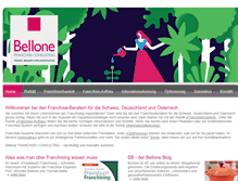 Tablet Screenshot of bellone-franchise.com